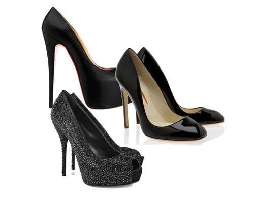 Foto Para la noche, los zapatos altos