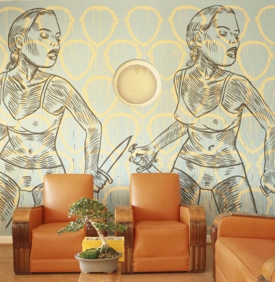 Foto Vinilos en las paredes de tu casa