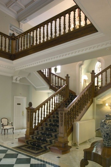 Foto Escalera del Hotel Villa Soro, en San Sebastián