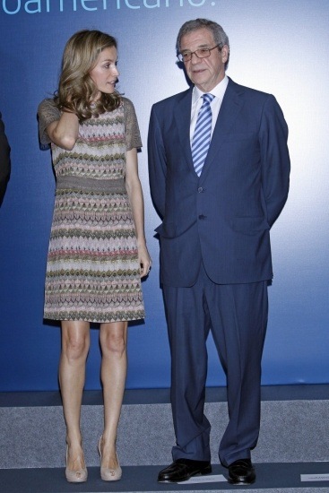 Foto Doña Letizia Ortiz, de tonos pastel