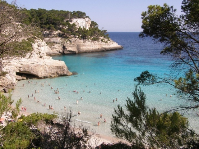 Foto Cala Macarella, en Menorca Foto Cala Macarella, en Menorca