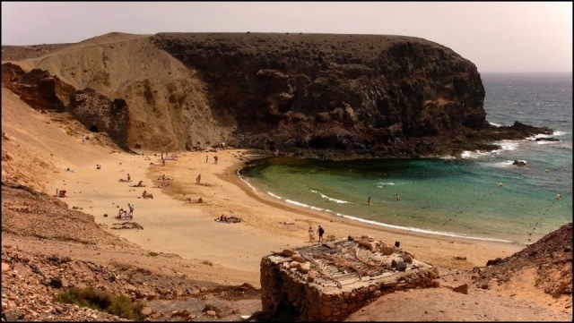 Foto Calas del Papagayon en Lanzarote Foto Calas del Papagayon en Lanzarote