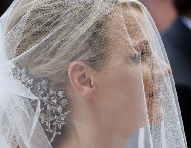 Foto La Princesa Charlene sólo ha llevado un joya