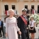 Ir a la foto La Princesa Mette Marit, al lado de su marido, en la boda de los Príncipes de Mónaco