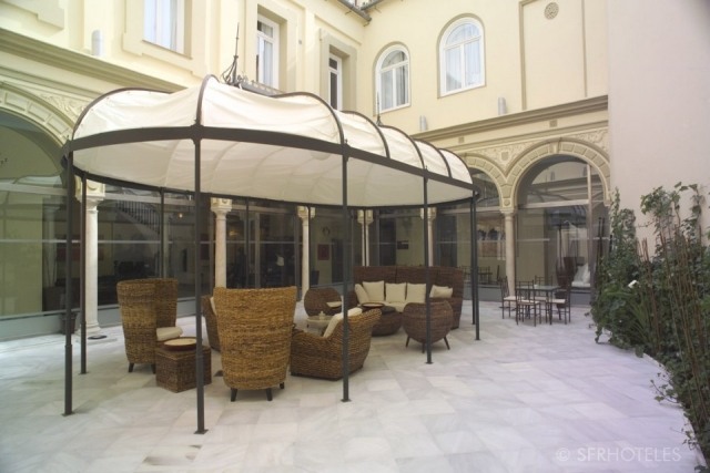 Foto Terraza del Hotel Palacio Garvey