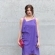 Ir a la foto Ashley Greene, con vestido vaporoso en lila