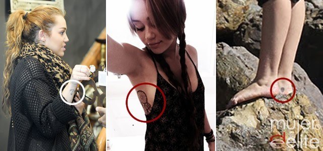Foto Los tattoos de Miley Cyrus