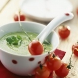 Crema de pepino y yogur, sencilla y light