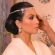 Ver la foto Kim Kardashian con una tiara colgante para su boda con Kris Humphries