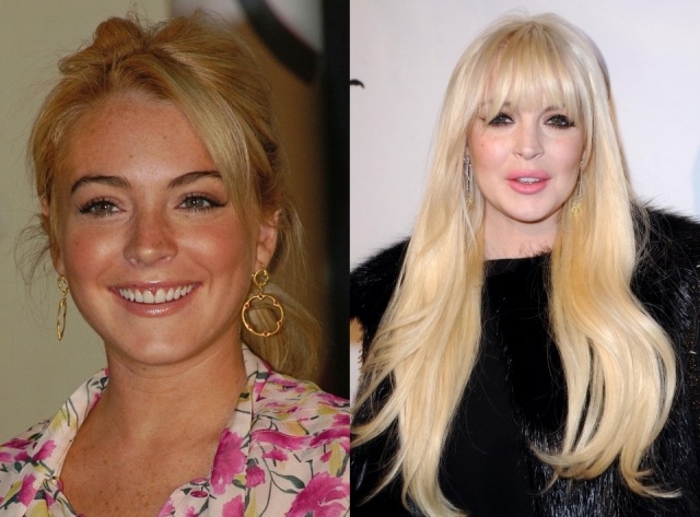 Foto El antes y el después de Lindsay Lohan