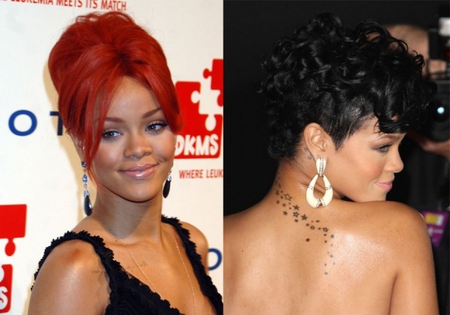 Foto El estilo propio de Rihanna para llevar pendientes