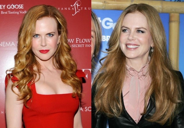 Foto Nicole Kidman, del nude al rojo pasión