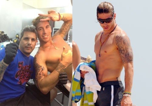 Foto Sergio Ramos se tatúa y lo muestra en Twitter
