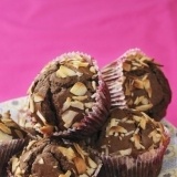 Magdalenas de chocolate para meriendas infantiles