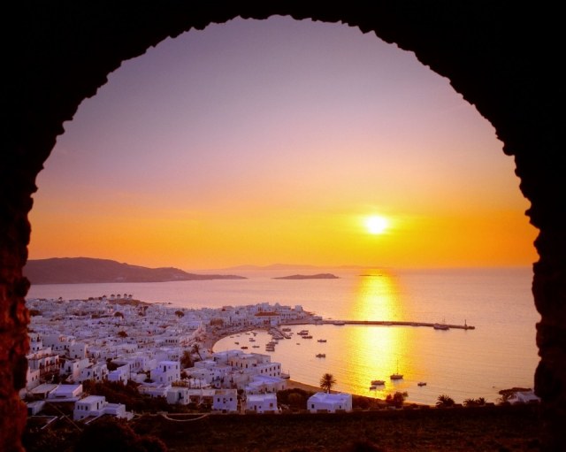 Foto Panorámica de Mykonos