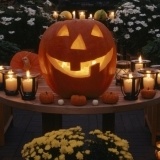 Calabazas para decorar la casa en Halloween