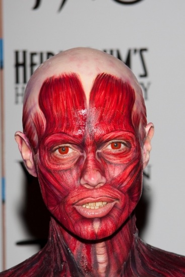 Foto Heidi Klum, maquillaje perfecto en Halloween