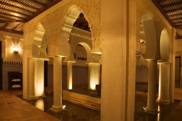 Foto Patio mudéjar del balneario Villa de Olmedo, Olmedo, Castilla y León