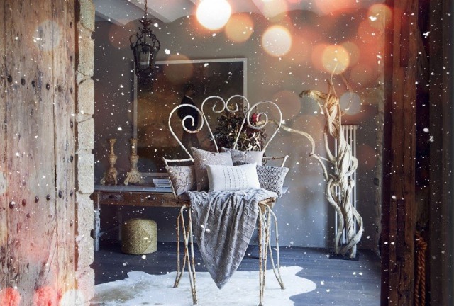 Foto Materiales naturales como la madera, reyes de la decoración navideña