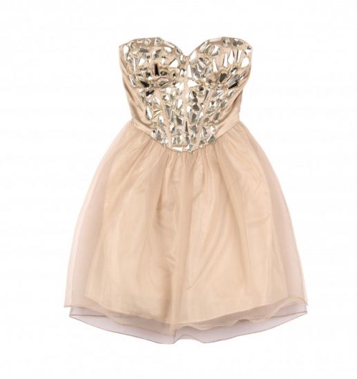 Foto Vestido nude de Bershka