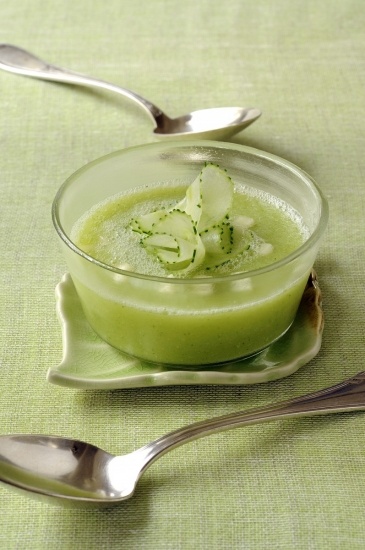 Foto Crema de menta para la cena de Nochevieja