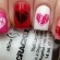 Ver la foto NailArt craquelado para San Valentín