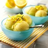 Helado de limón para tu fiesta en casa con amigos