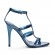 Ir a la foto Sandalias en color azul como tendencia look metalizado en la moda primavera verano 2013