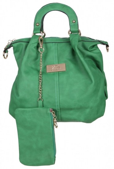 Foto Bolso con monedero a juego en color verde para tu look primaveraverano