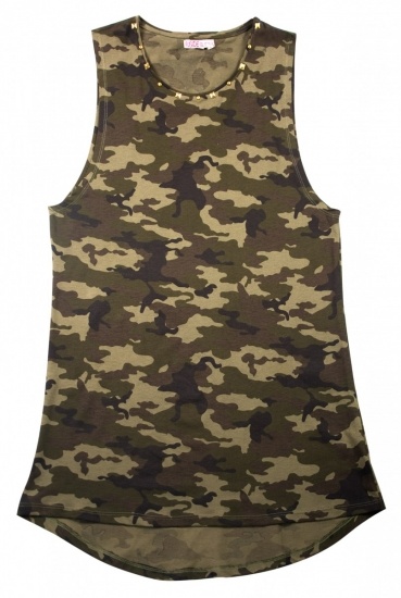 Foto Camiseta de print militar para tu look primaveraverano