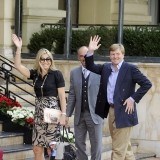 La princesa Máxima de Holanda y el príncipe Guillermo en Mónaco con motivo de la boda del principe Alberto de Mónaco y Charlene Wittstock