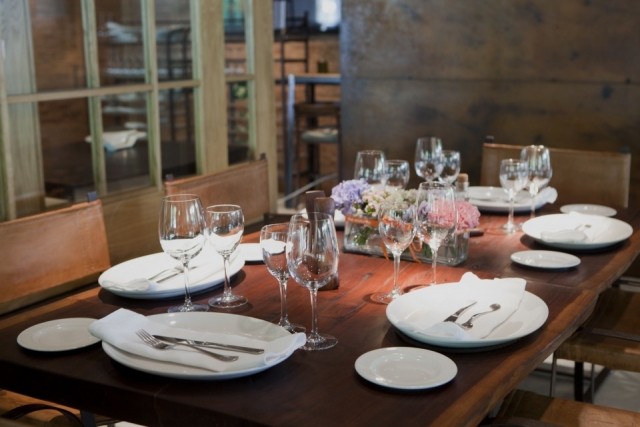 Foto La decoración de la mesa el Día de la Madre