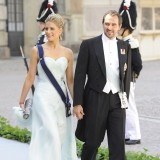 La princesa Tatiana de Grecia y el príncipe Nicolás llegan a la boda de Magdalena de Suecia y Christopher O´Neill