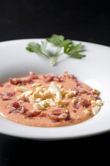Foto El salmorejo es un plato magnífico para añadir a tu brunch casero