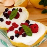 Limones rellenos, un postre delicioso y ligero