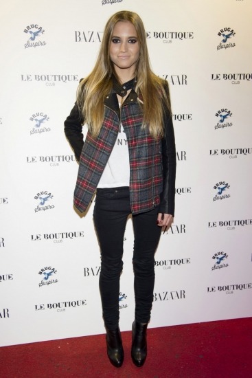 Foto Ana Fernández se ha dejado conquistar por los cuadros tartan, una de las tendencias de la temporada