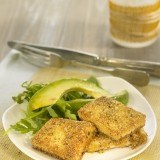 Tofu empanado a las finas hierbas