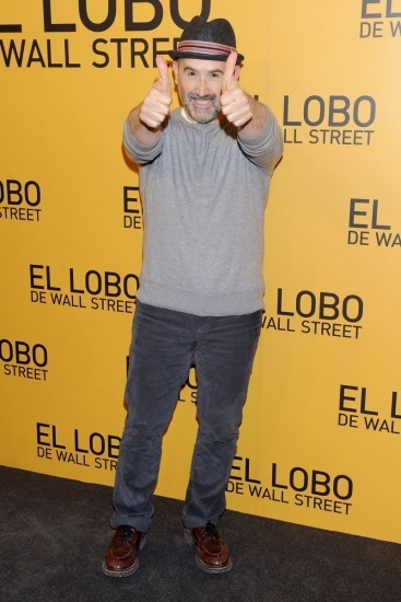 Foto Javier Cámara posó de lo más divertido en el photocall del estreno de El lobo de Wall Street