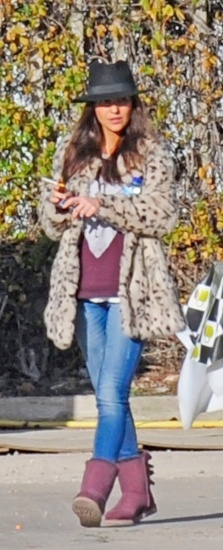 Foto Paula Echevarría elige la tendencia vaquera para acudir a trabajar