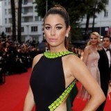 Blanca Suárez, estirada coleta alta para marcar las facciones de su rostro