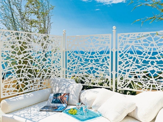 Foto Daybed rectangular Caprice en blanco
