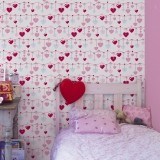 Combinar papel pintado y pintura en habitaciones infantiles ¡todo un acierto!