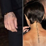 Los tatuajes de David Beckham y Victoria Beckham, ¡inspírate!
