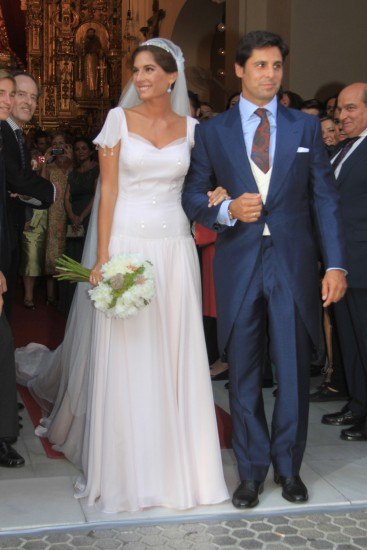 Foto Francisco Rivera y Lourdes Montes tras darse el sí quiero en Sevilla