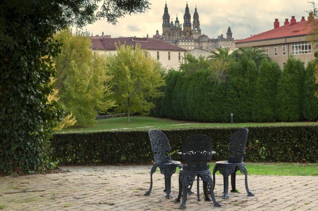 Foto Vistas a la Catedral desde el hotel Palacio del Carmen en Santiago de Compostela