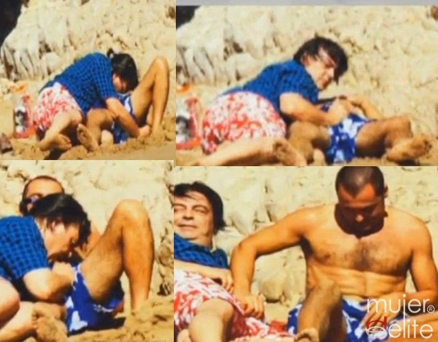 Foto Antonio Canales y su sesión de sexo oral en la playa... ¡al descubierto!