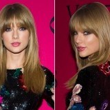 El look liso perfecto de Taylor Swift