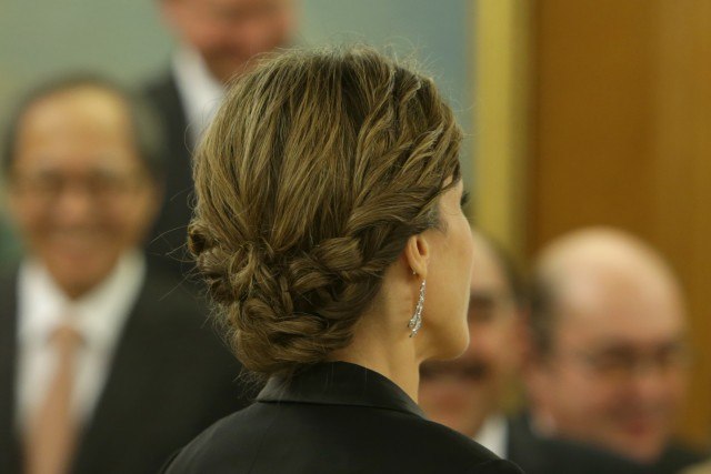 Foto El recogido trenzado de la reina Letizia