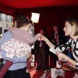 La reina Letizia durante el tradicional 