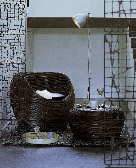 Foto Puedes decantarte por un mobiliario más informal para el recibidor Foto Puedes decantarte por un mobiliario más informal para el recibidor